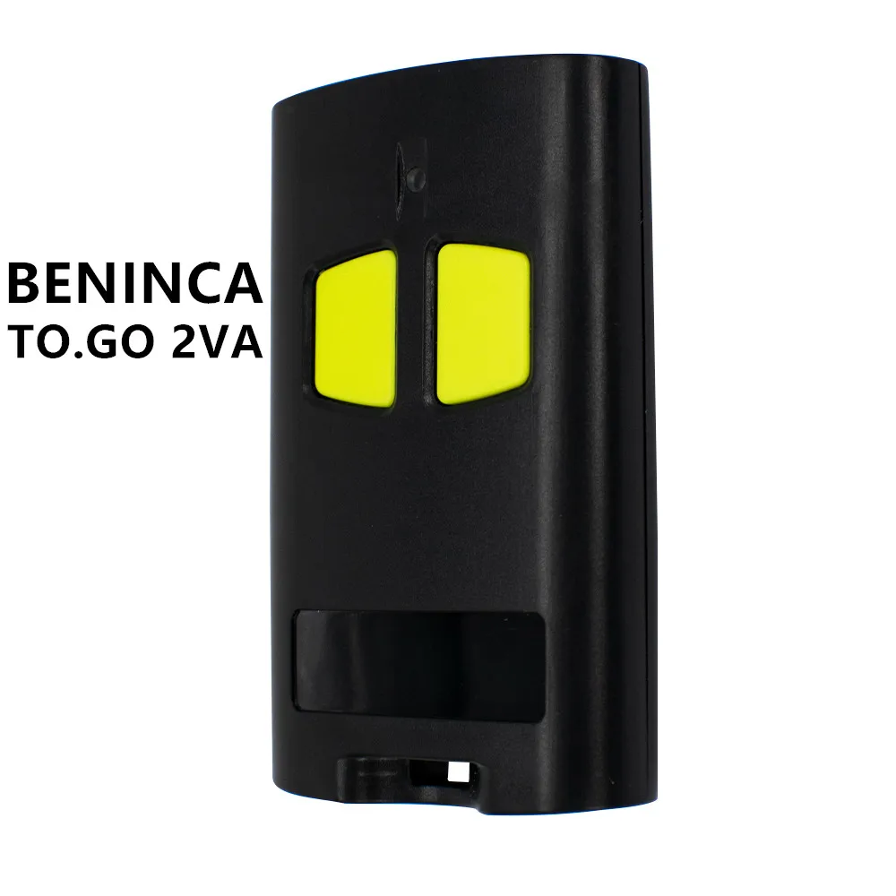 2pcs BENINCA TO.GO 2VA Garage Door Remote 100% Compatible BENINCA TO.GO 2VA 4VA 2WV 4WV CUPIDO-2 -4 433MHz Handheld Transmitter 2