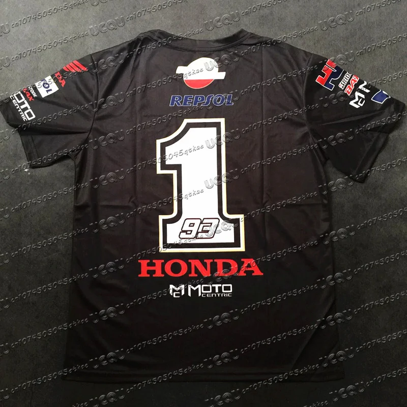 Men's Tops Motorcycle Racing Moto Gp Racing Suit Riding Short Sleeved Tee Size 93 Marquis Championship Commemorative T-shirts
