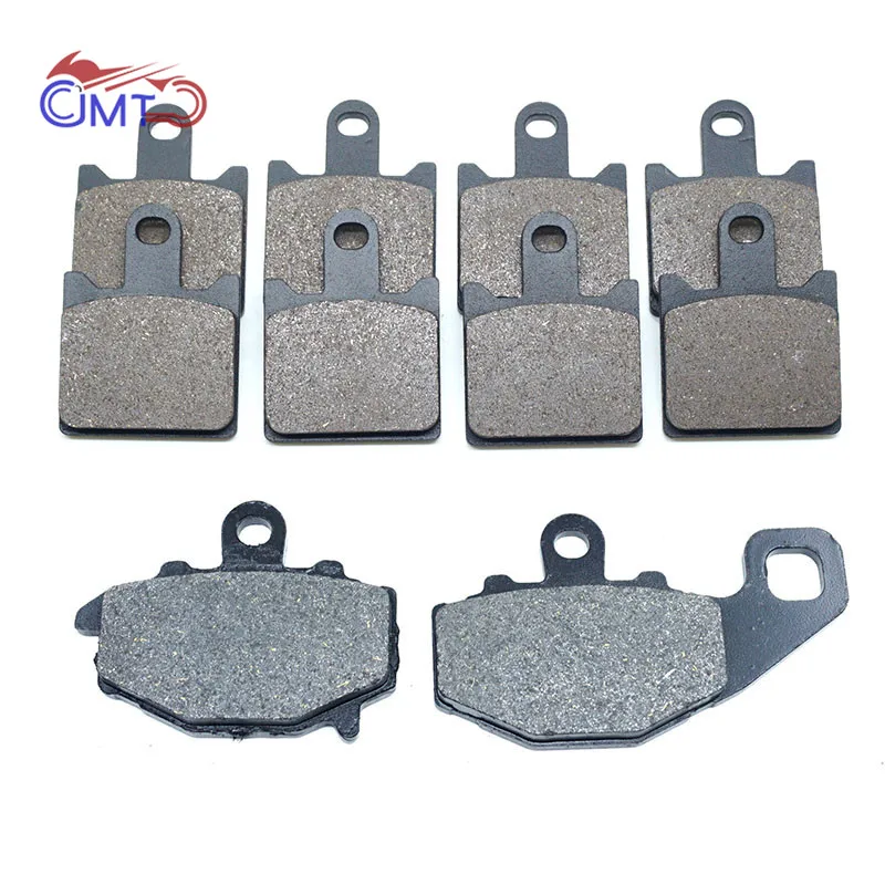 For Kawasaki Ninja ZX6R ZX 600 2007 2019 Front Rear Brake Disc Pads Set