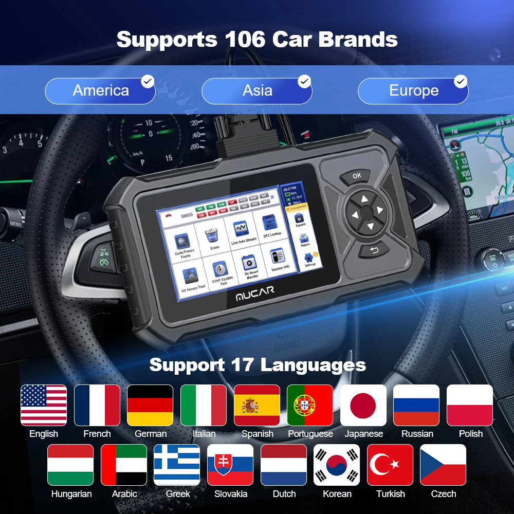 Рисунок 3 - MUCAR CDE900 Pro OBD2 Диагностический