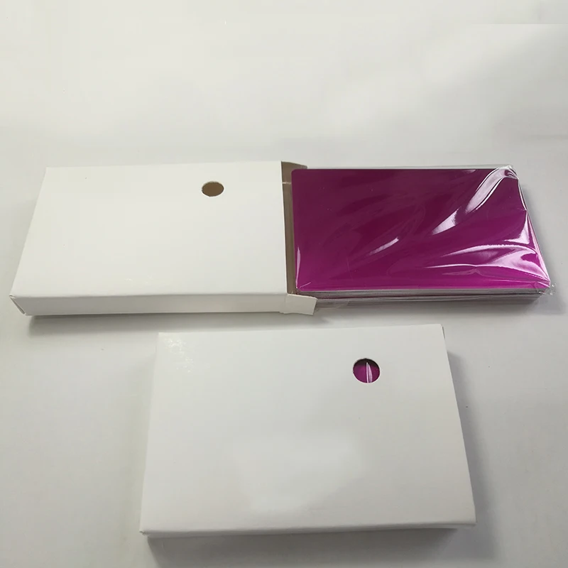 50 Pcs Blank Metal Business Card 0.2mm Thickness Aluminum Alloy Blanks Card DIY Laser Printing