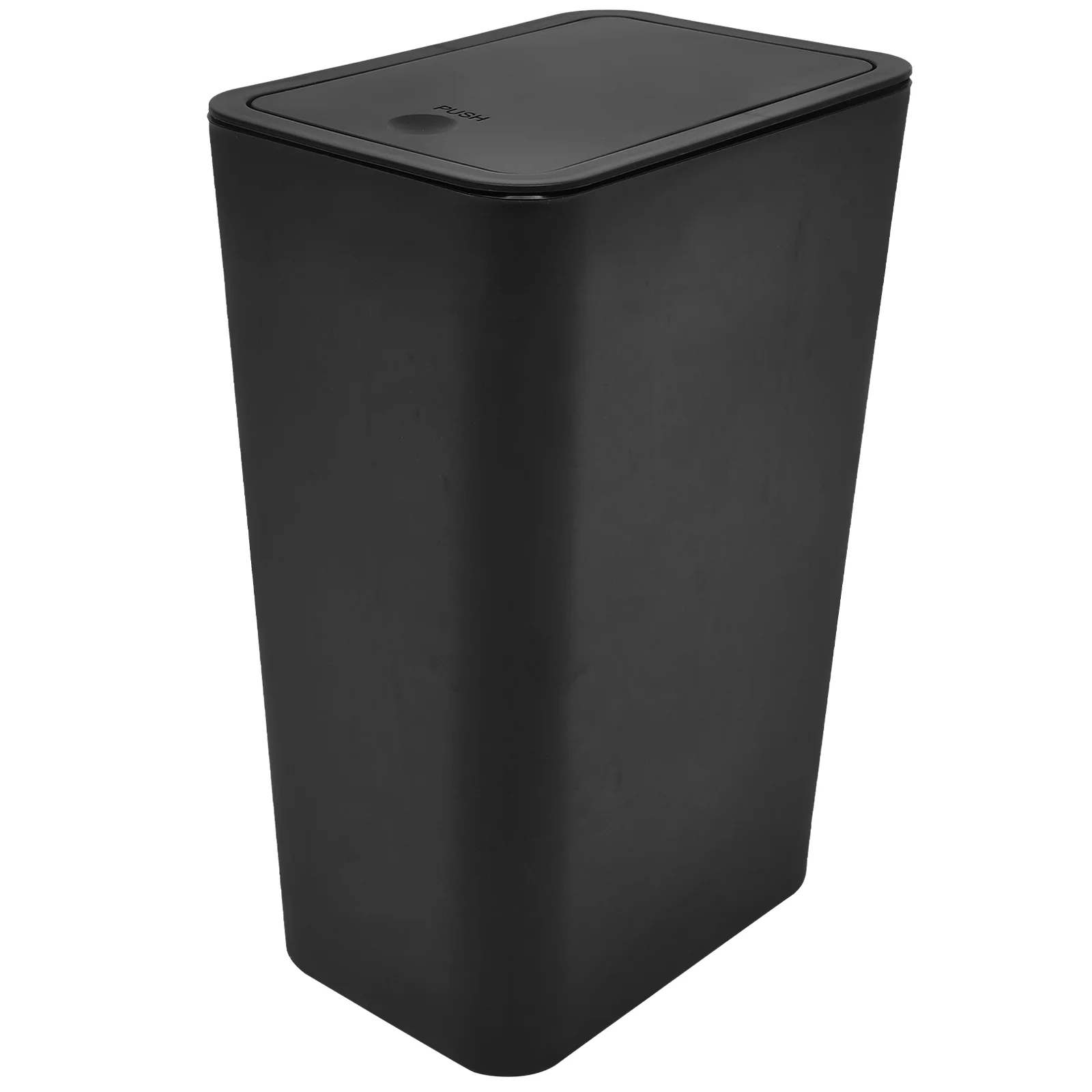 

Plastic Trash Can With Lid Portable Trash Can Garbage Container Bin Home Supplies