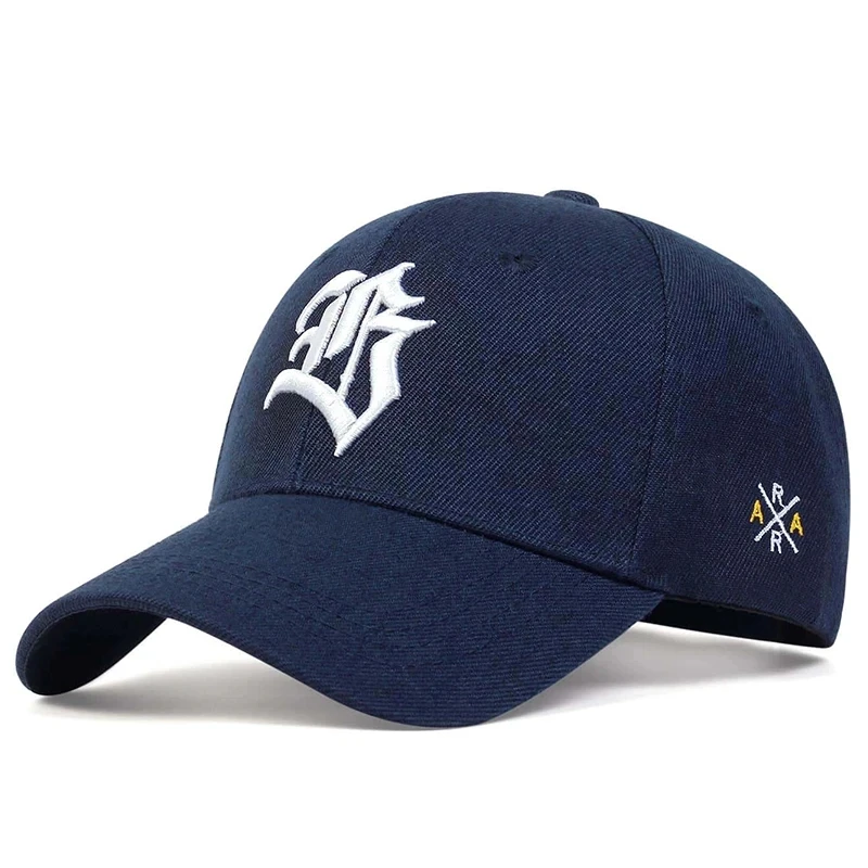 Baseball Caps Unisex Gothic Letter Geometric Embroidery Baseball Caps Spring and Autumn Outdoor Adjustable Casual Hats Sunscreen Hat