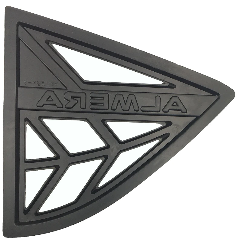 ABS Rear Window Shutters Cover Side Louvers Air Vent Trim for Nissan Almera 2013-