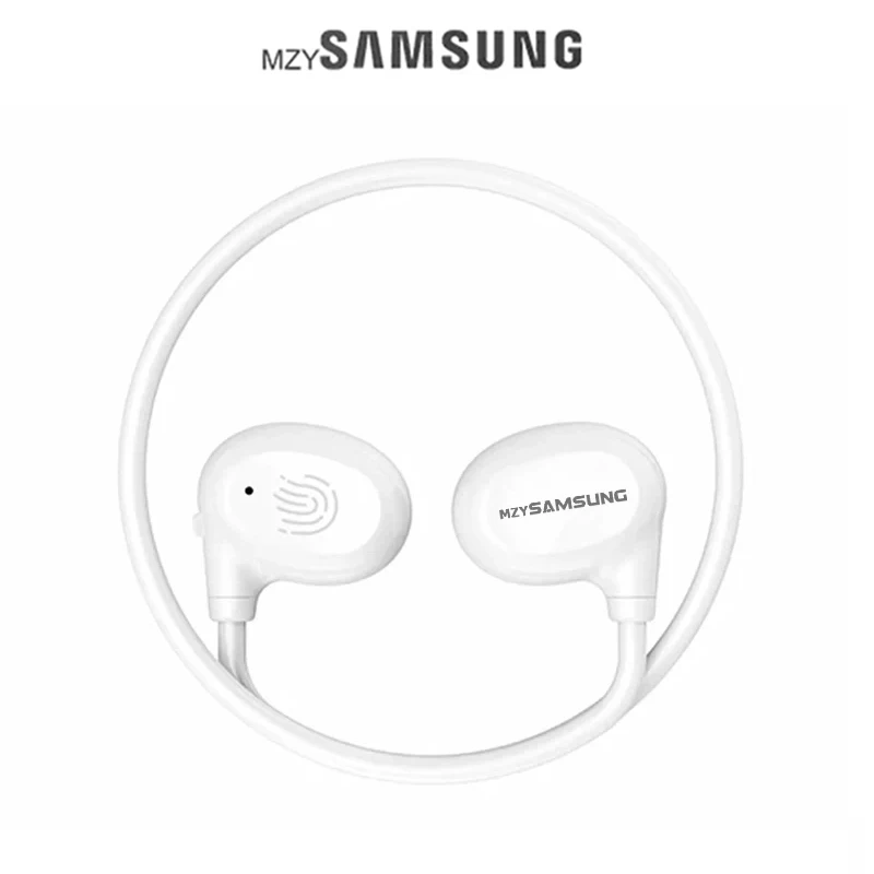

mzySAMSUNG Bone Conduction Bluetooth 5.3 Earphones Waterproof Headphones TWS HIFI Sound Neckband Headset Sports Headset With Mic