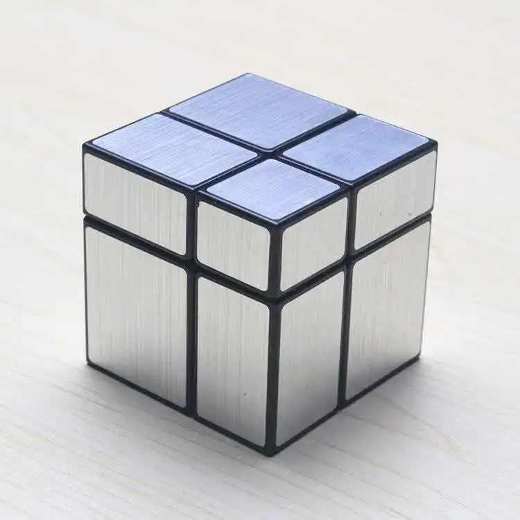 미러 큐브 2x2 스티커 없는 두뇌 티저 속도 게임 어린이를 위한 교육용 장난감 소년 소녀 Cubo Magico Zauberwurfel