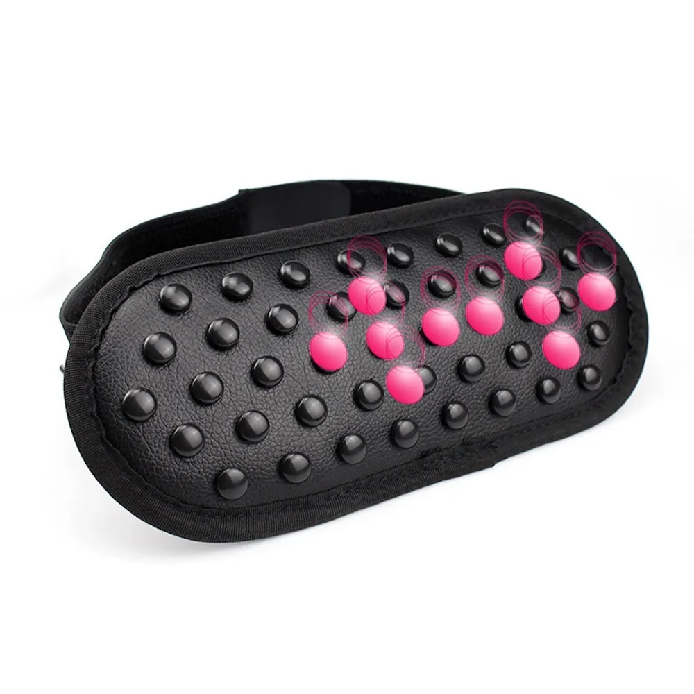 1P Hot Eye Mask Gift Natural Stone Cover Black Shade Blindfold Eye Patch Night Eyeshade Eye Relax Massager Riscaldamento Strumenti Di Bellezza