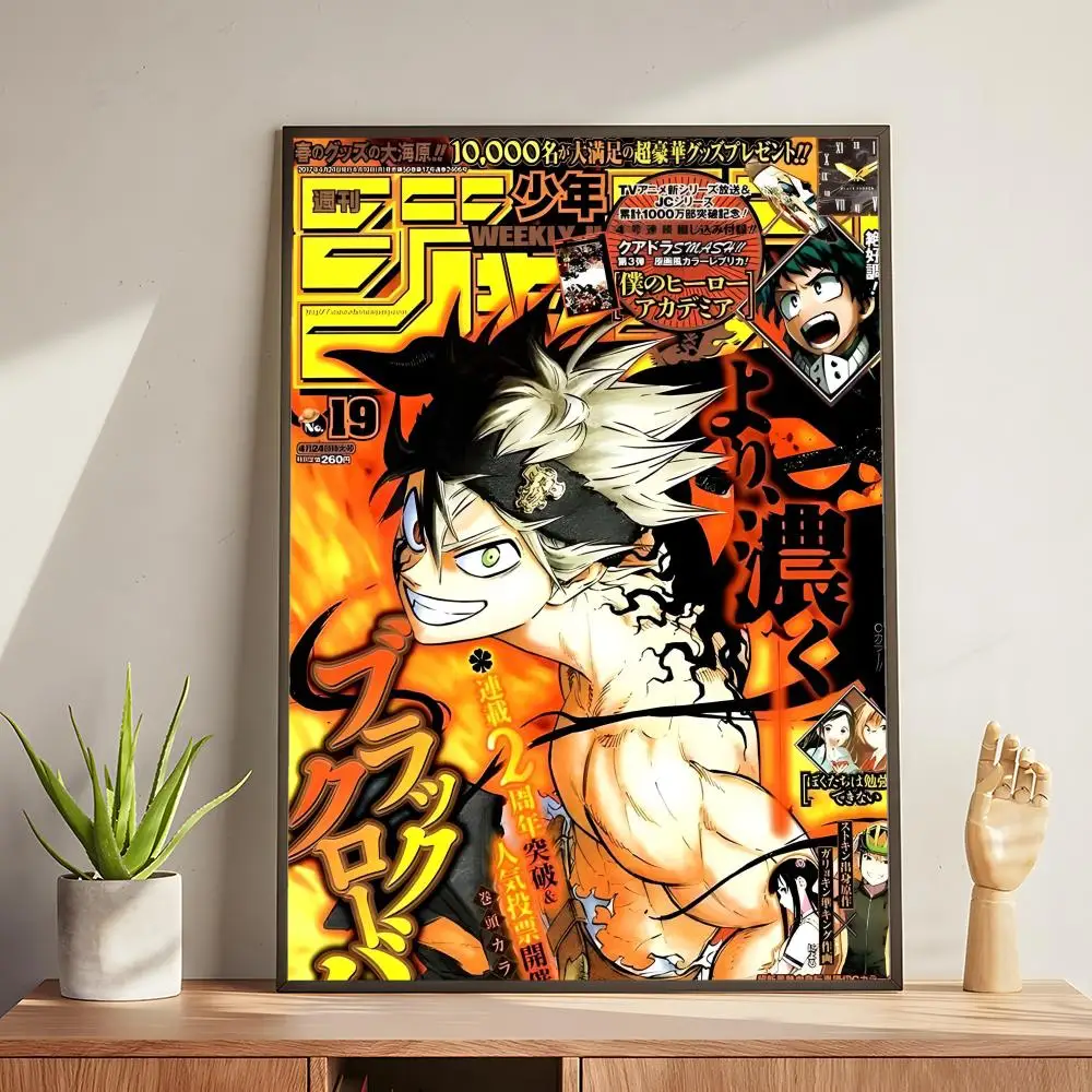 Black Clover Anime Poster - Stylish Wall Art for Home, Office, or Restaurant Decor
