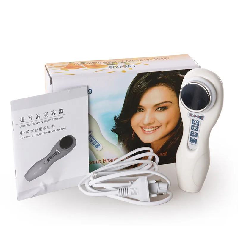 Portable Ultrasound Massager Pain Therapy Skin Care 1MHz Ultrasound Massager Galvanic Face Cleaning Facial Body Beauty Machine facial massager face massager skin therapy wand facial therapy wand facial beauty wand facial cleaning tool