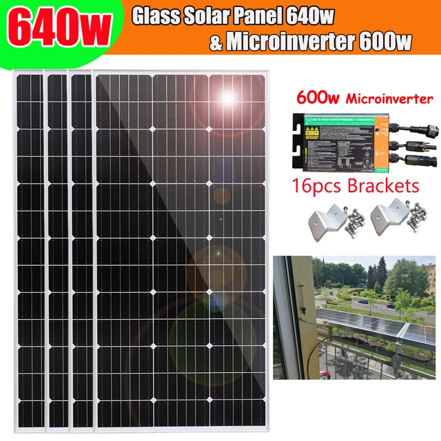 Kit Paneles Solares 2 Paneles 450w Microinversor Instalado