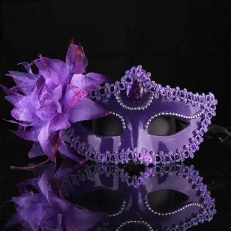 39BD Party Hochzeit Sexy Performance Maske Kostüm Dame Sexy Halloween Feder Maske – Detail 8