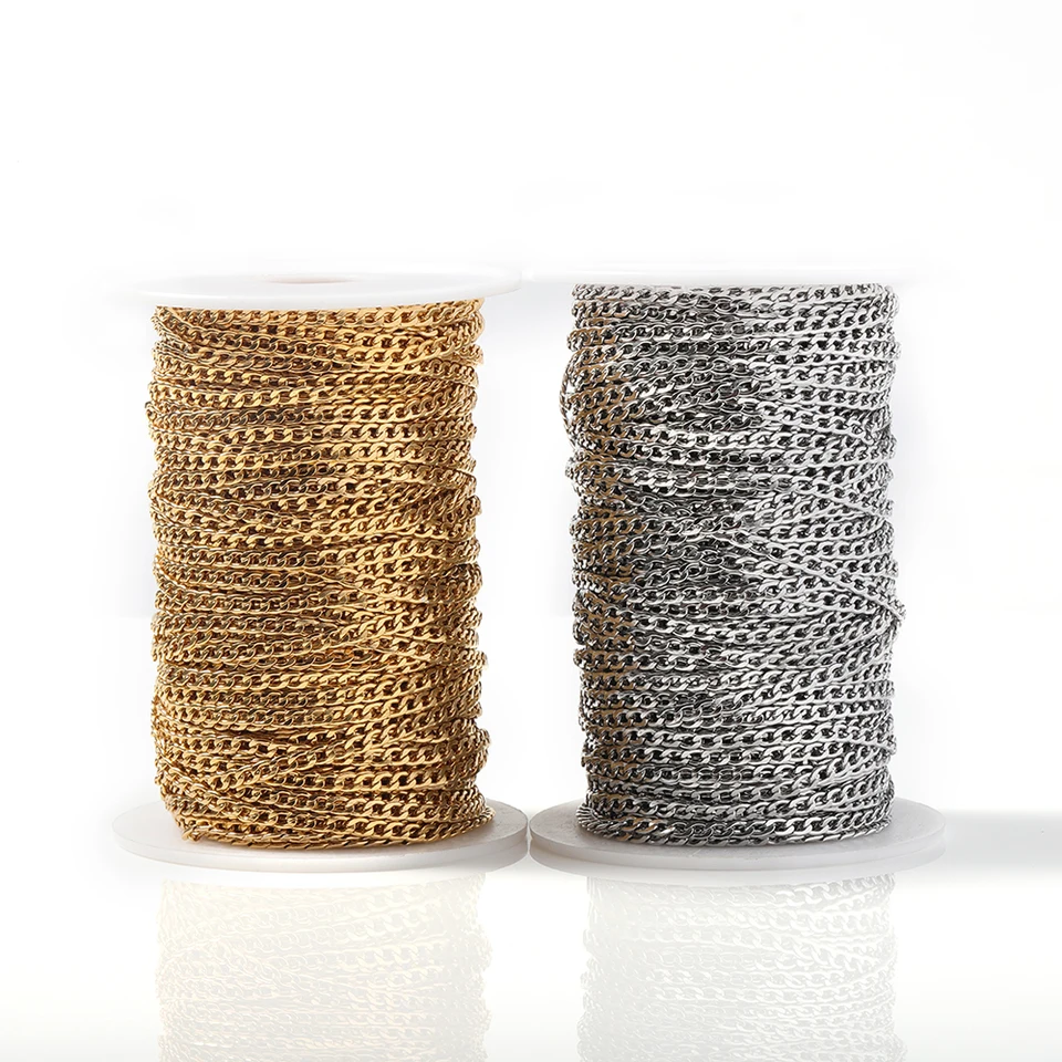 Lot de 30 chaînes de collier à maillons en acier inoxydable de 2 mm pour la fabrication de bijoux (40,6 cm Lot de 30 chaînes de collier à maillons en acier inoxydable de 2 mm pour la fabrication de bijoux (40,6 cm