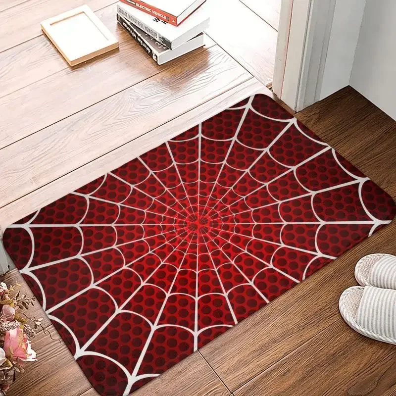 

Spider Web Front Floor Door Entrance Mat Indoor Kitchen Bath Doormat Toilet Carpet Rug