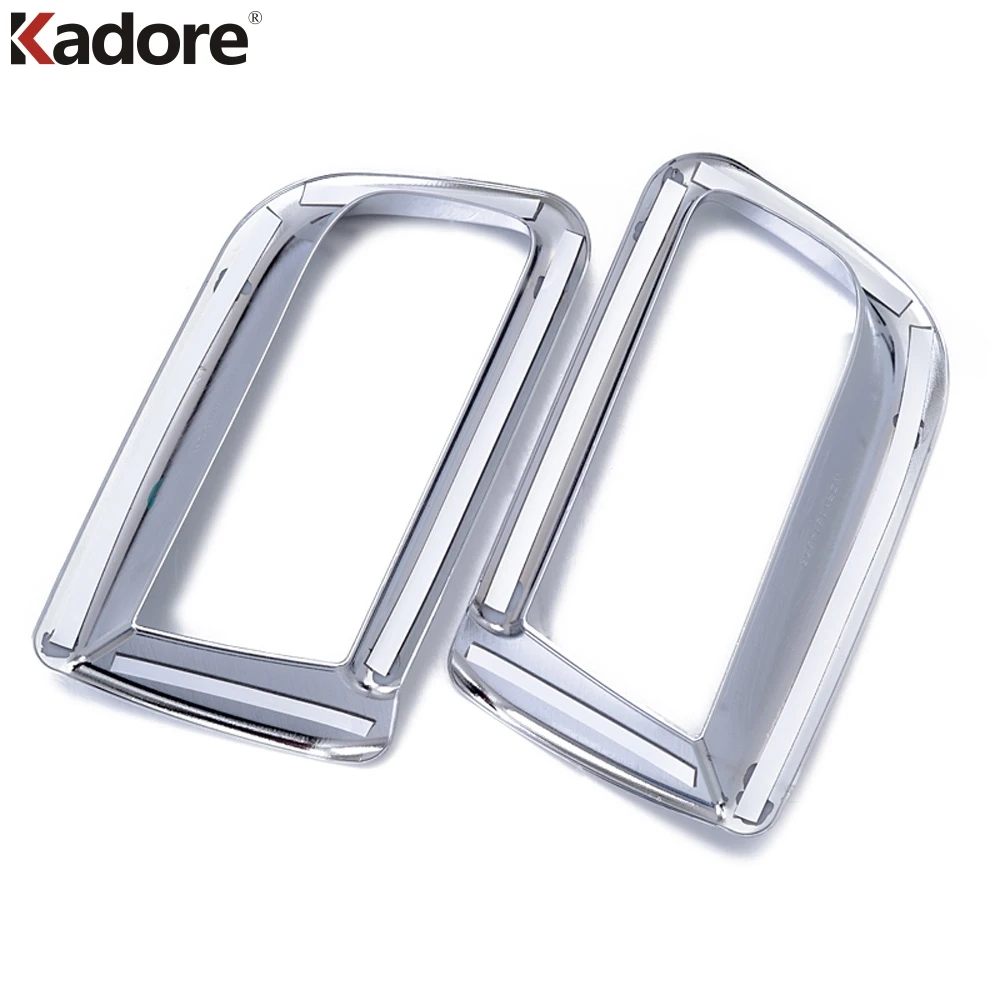 For Toyota Prado FJ150 FJ 150 2010 2011 2012 ABS Chrome Rear Fog Light Cover Trims Car Exterior Accessories Styling Sticker