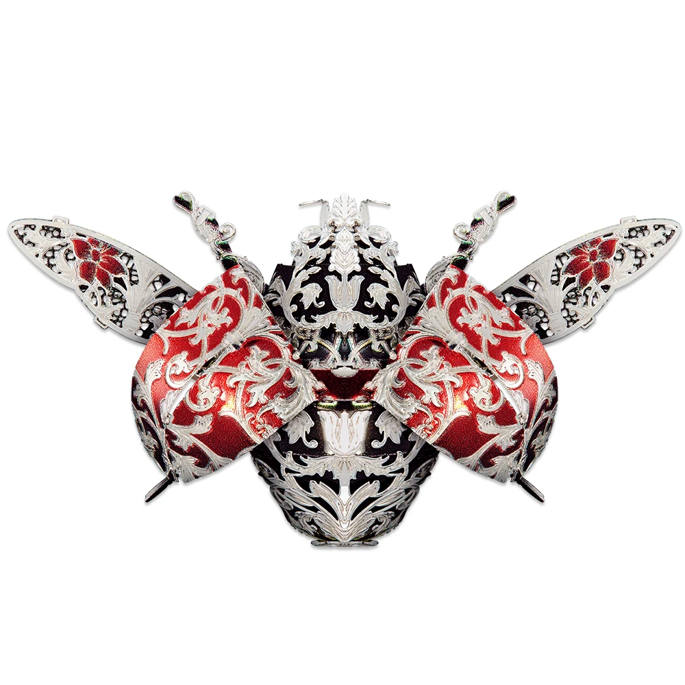 Piececool 3D Metal Puzzle Insect Brooch Accessories Model Kits for Teens DIY Jigsaw Toys Brain Teaser 2