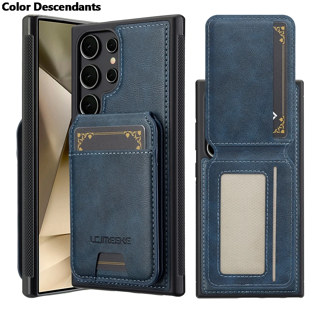 Magnetic Card Pocket Wallet Case with Mag-Safe and RFID Shielding