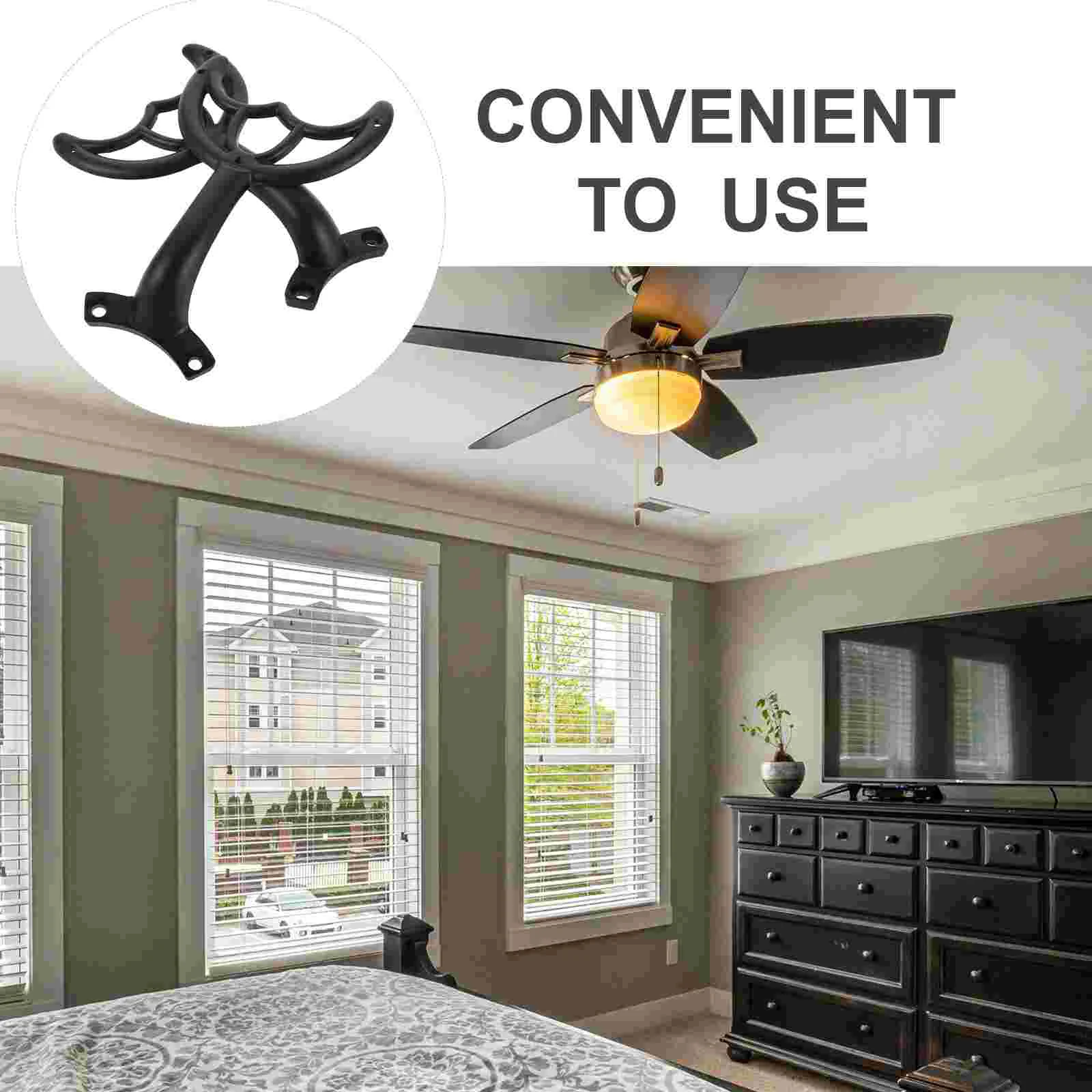 2 Pcs Ceiling Fan Blade Arms Replacement Fan Blade Supplies Bracket For Holder Accessories Indoor Lighting