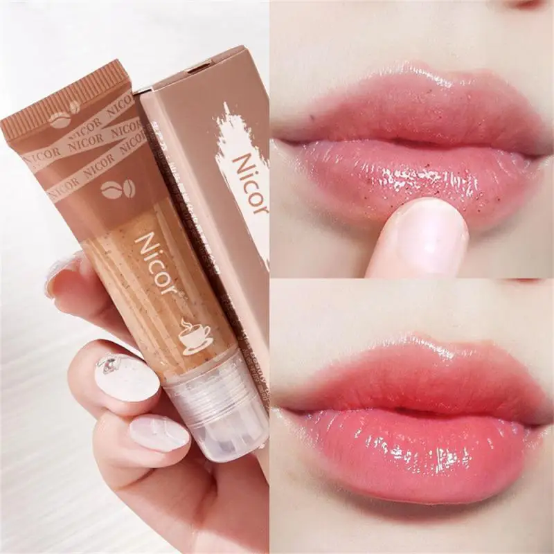 

Lip Scrub Remove Dead Skin Lip Care Exfoliating Lip Scrub Cream Moisturizing Full Lips Cosmetics Gel Lip Balm 15g Facial Care