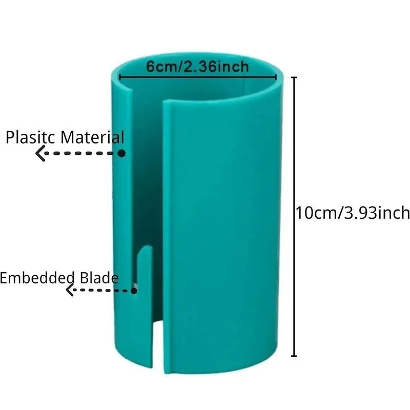 Portable Mini Wrapping Paper Cutter Christmas Packaging Paper Cutting Knife CuttingWrapping Paper Cutter Tool Tube Gift Wrap