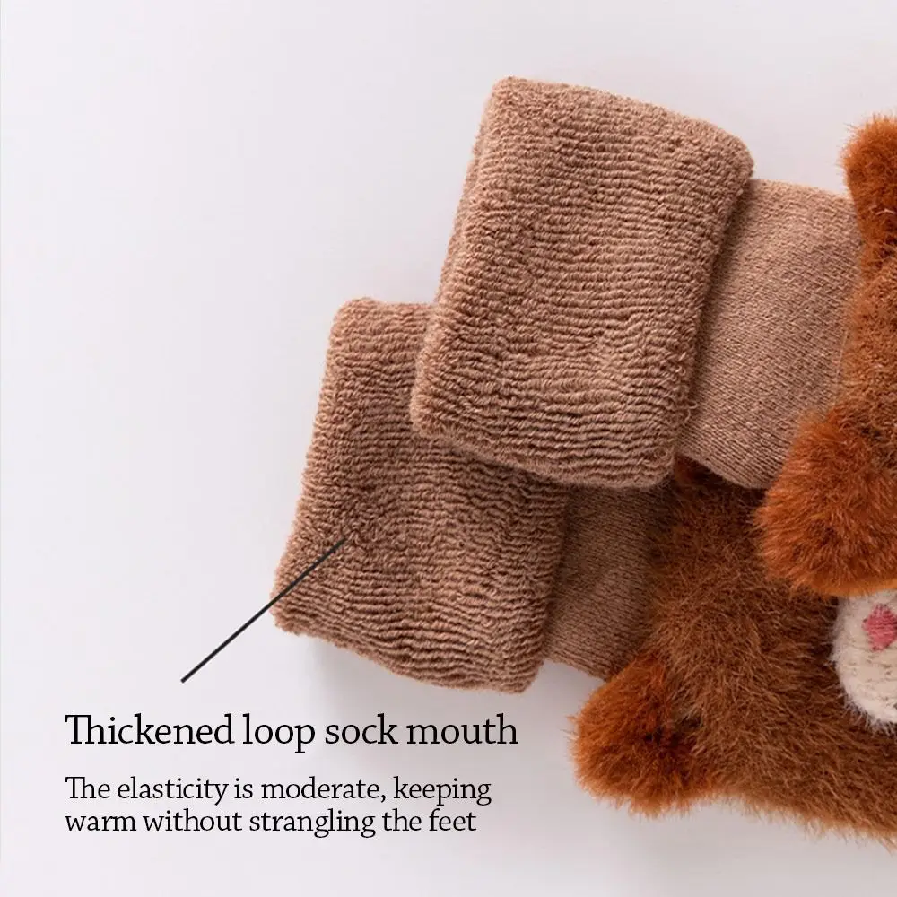 Fashion Winter Baby Socks Warm Thicken Toddler Socks Soft Cute Cartoon Floor Socks Floor