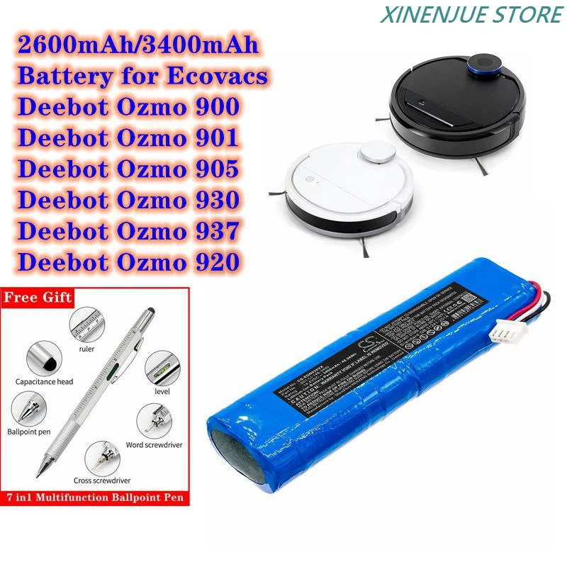 Robot Vacuum Cleaner Battery 2600mah 