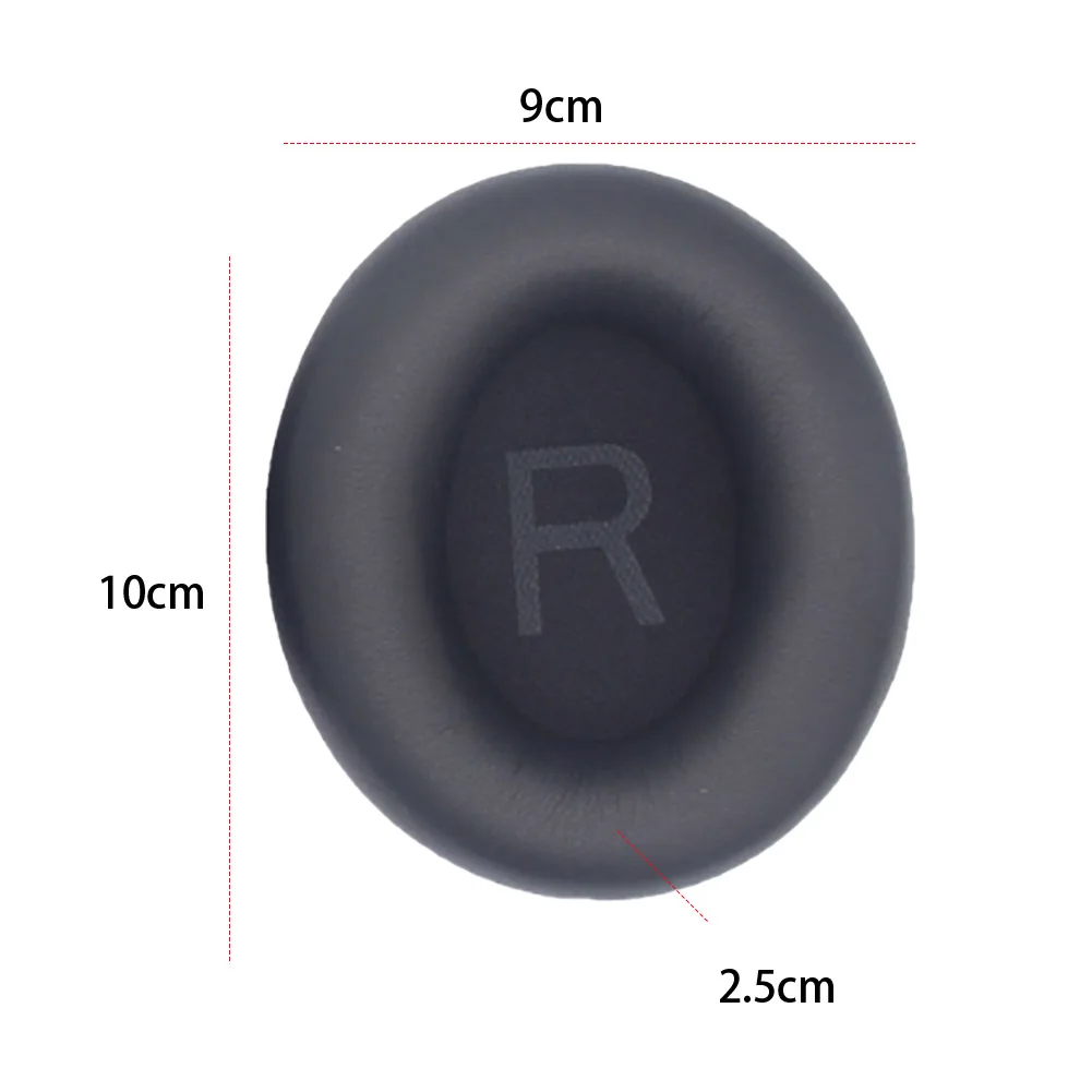 Headset Protective Cover Protein Leather Replacement Headphone Pads Headphone Ear Cushion for Anker Q45 Soundcore Life Headset