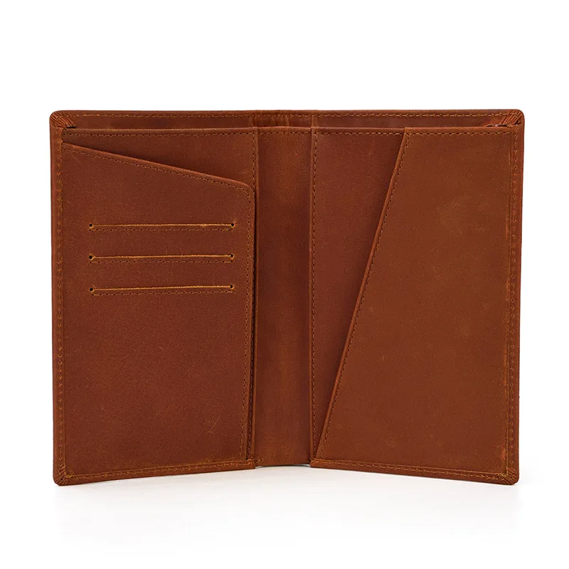 Vintage Leather Passport Holder and Wallet for Men