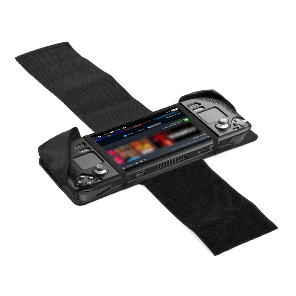 For Steam Deck Car Headrest Mount with Fixing Strap Car Back Seat Console Rack Headrest Fixing Console Strap Gaming Accessories