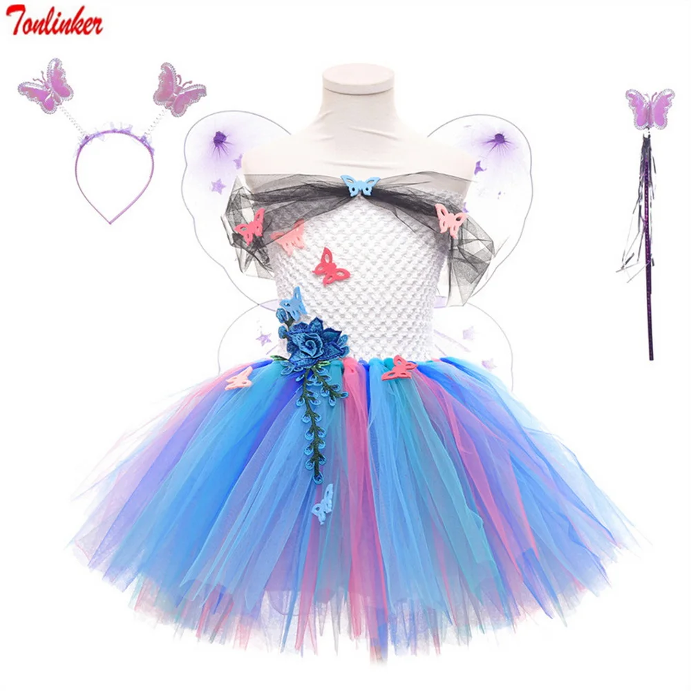 Encanto N1 Ela Madrigal Tutu Dress Girl Princess Cosplay Costume Fancy Dresses Festa Di Compleanno Tulle Bianco Costumi Mirabel