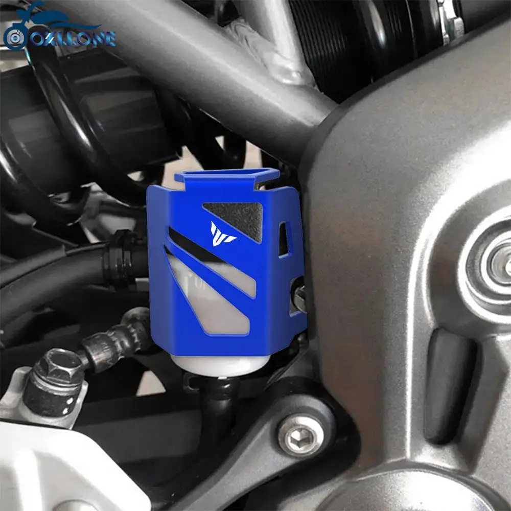 

For Yamaha MT09 2014-2021 MT07 mt03 MT-03 MT 07 09 03 MT125 MT10 Moto Rear Brake Fluid Reservoir Cover Oil Cap Guard Protection