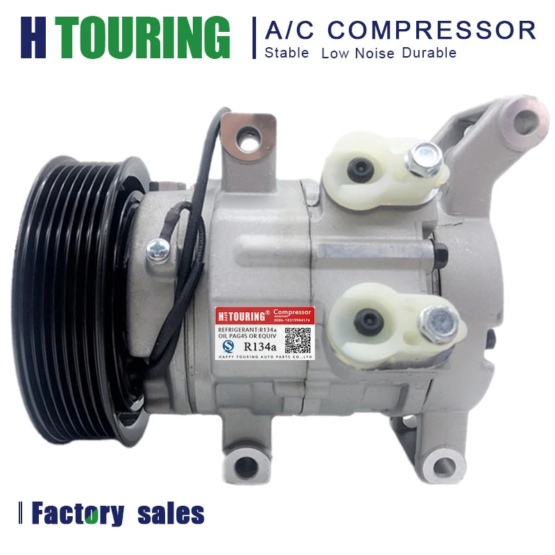 

Denso 10S11C AC Compressor for Toyota Hilux Vigo Petrol 2004-2010 447160-1990 447180-8301 447260-8040 88320-71110 447260-8040