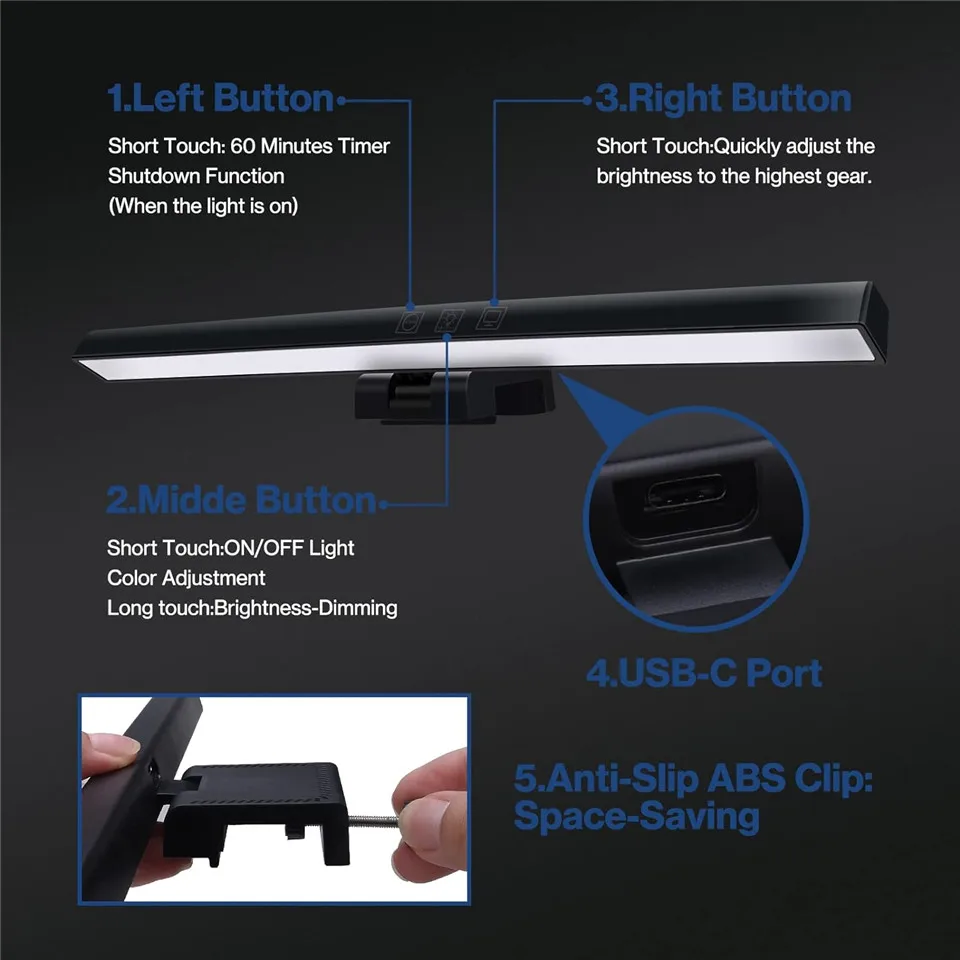 LED ǻ PC  ũ Ʈ ,  ɾ ũ ,   , USB , ̽ ̺ , 33cm, 50cm