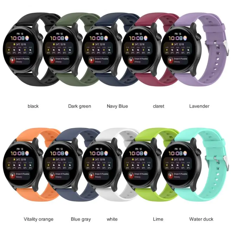 

Replacement Bracelet Silicone Strap for Huawei Watch3 Pro Wrist Strap Sport Smart Watchband Bracelet Wriststrap Smart Watch Band