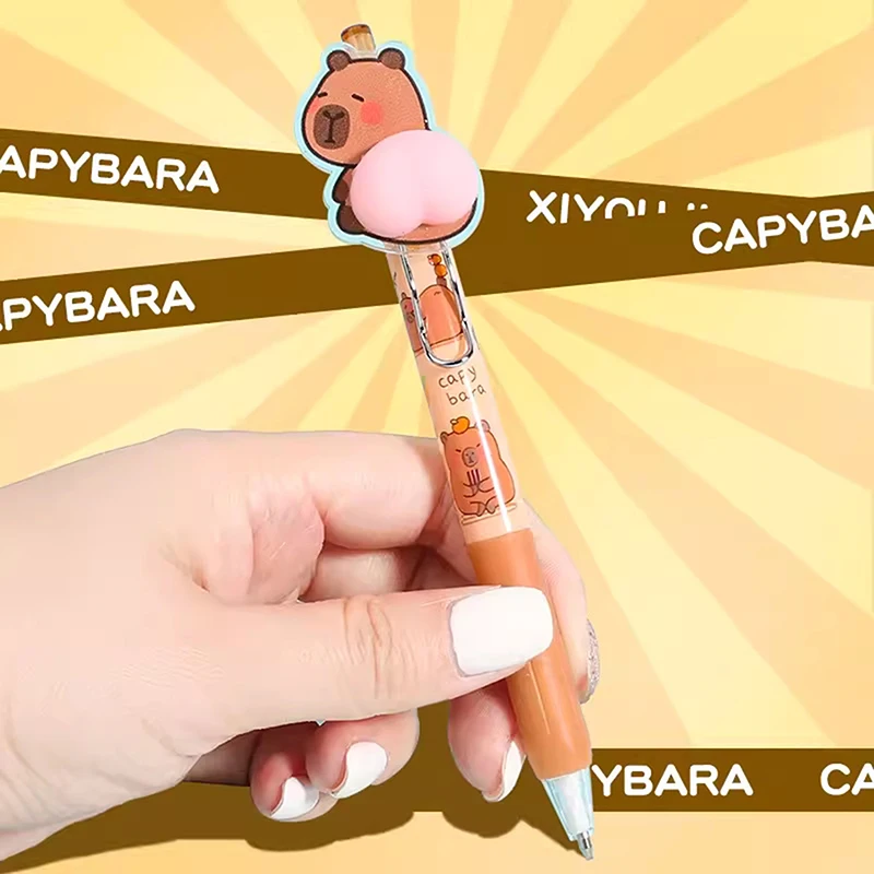 Quirky Capybara Aesthetic Quick-Dry Neutral Pen
