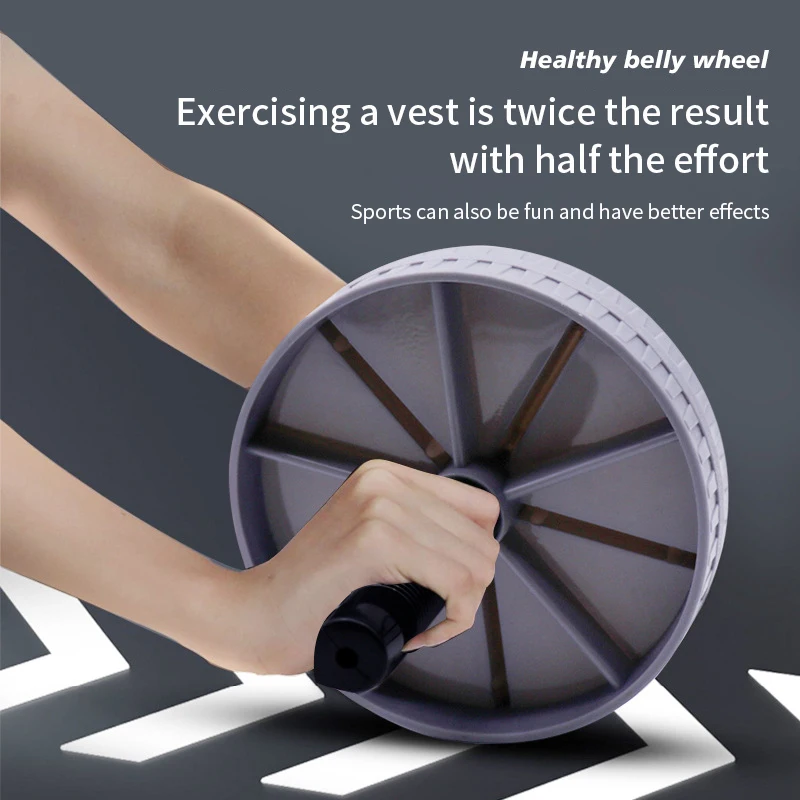 1Pcs Abdominal Wheel Strong Load Bearing Non-slip Roller Strengthen Muscle Exercise Equipment Fitness Training Home Use Silent