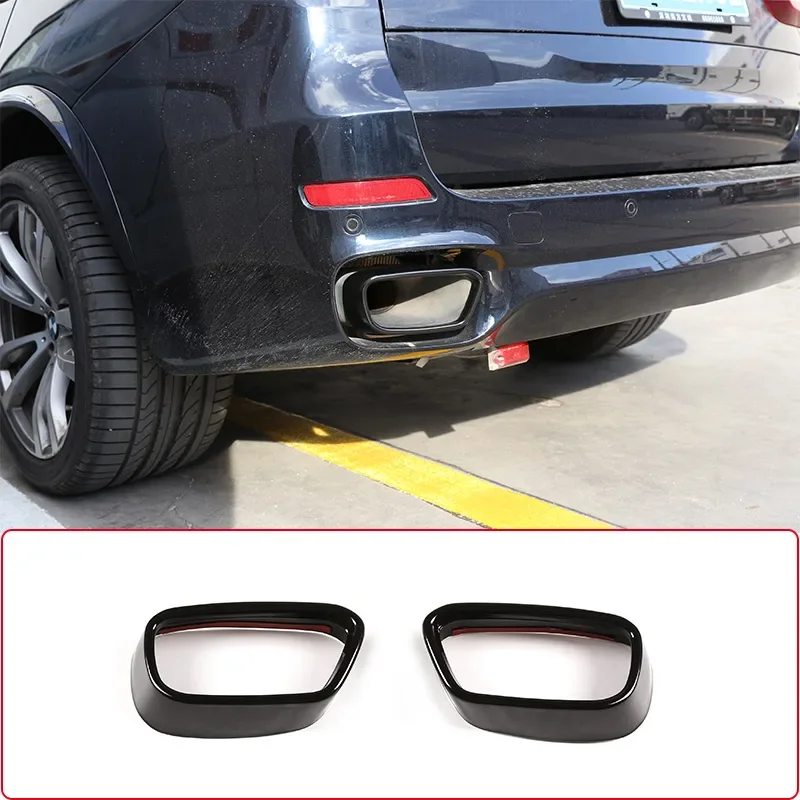 

For BMW X5 f15 X6 f16 2014-2018 Stainless Steel Car Tail Muffler Exhaust Pipe Output Cover Car Accessories For M Sports Version