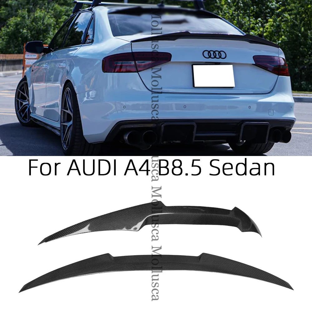 For AUDI A5 B8 B8.5 2Door Coupe 8T3 M4/PSM//S Style Carbon Fiber Rear  Spoiler Trunk Wing 2007-2017（not S5） - AliExpress