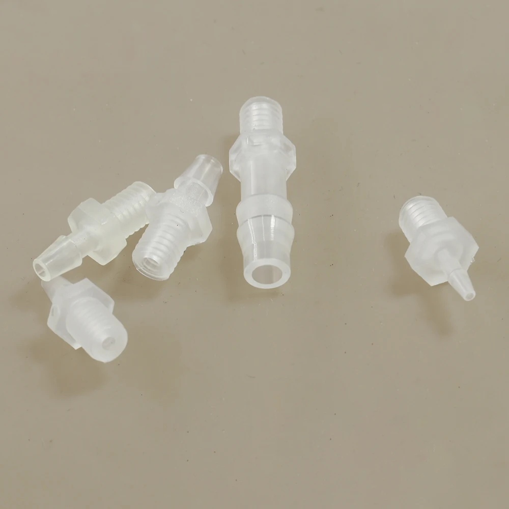 Hose Joint Adapter PP Plastic Air Valve Pipe Dispensing Glue Subpackaging Fitting Connector