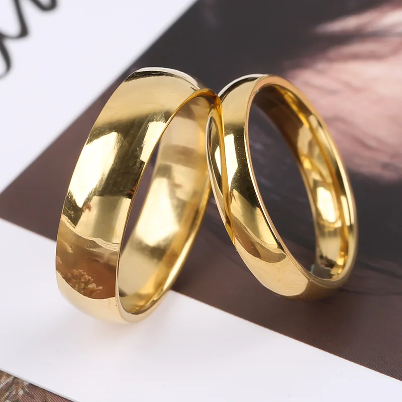 Simple Gold Wedding Rings For Women