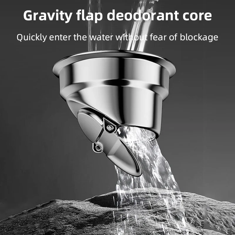Invisible Floor Drain Stainless Steel Bathroom Drainage Anti-odor Shower Strainer Square Waste Filter Shower Drain Hair Catcher