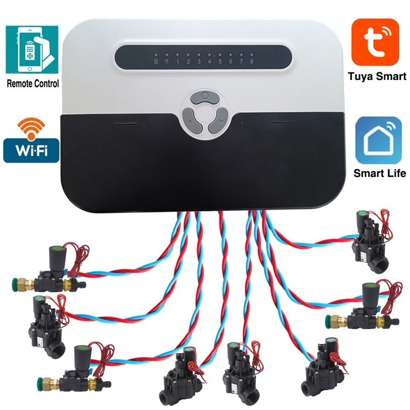 Wifi Tuya Automatic Smart Home Programmable Drip Garden Watering
