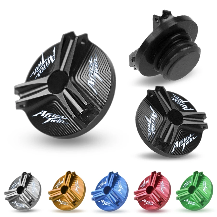 For Honda Africa Twin Crf 1100 1000L Crf1100L Crf1000L Africa Twin M20*2.5 Motorcycle Cnc Aluminum Oil Filler Cap Cover