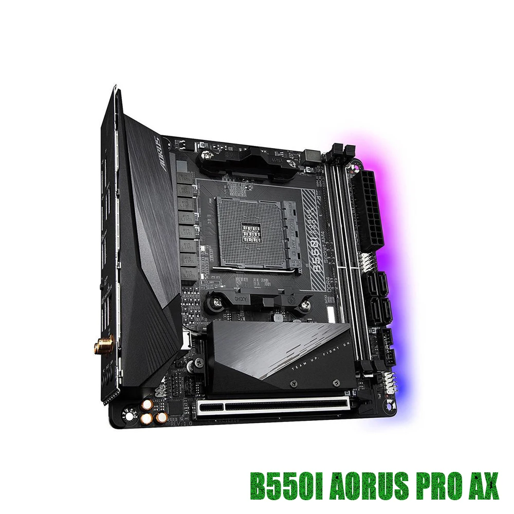 B550 Am4 Ddr4 64Gb Pci-E 4.0 Scheda Madre Desktop Mini-Itx Per Gigabyte B550I Aorus Pro Ax