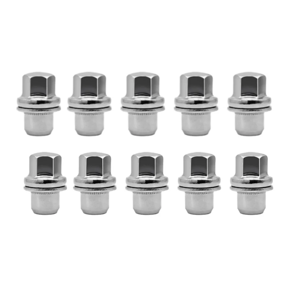 10 Pcs Lug Nuts m14x1.5 Wheel Nuts For Land Rover LR3 Range Rover HSE Sport RR10 RS14 OEM