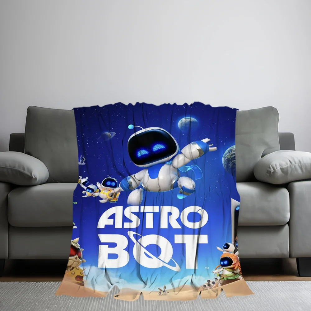 Game A-Astro B-BotS Skicomfort Warm Soft Home Kids Lunch Blanket Suitable For Living Room Office Daily Travel Gifts 2