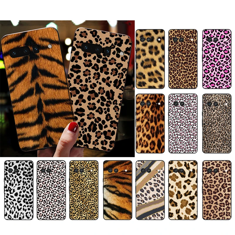 

Phone Case for Google Pixel 8 Pro 7 Pro 7a 6A 6 Pro 5A 4A 3A Pixel 4 XL Pixel 5 6 4 3 3A XL Leopard print Case