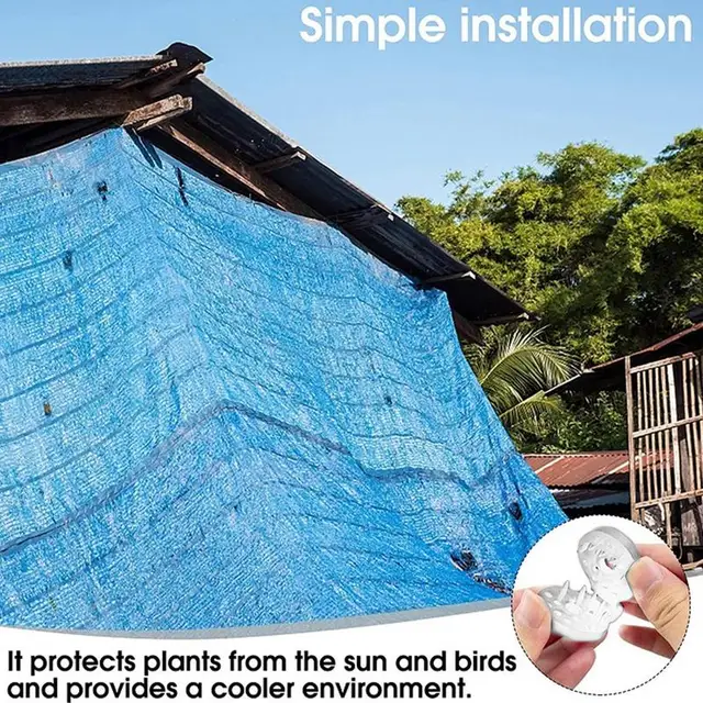 Tarp Klipek 50Db Üvegházhatású Bilincsek Nap Árnyékolt Nettó Klipkert Szerszámok A Madárháló Gyors Rögzítéséhez Árnyékos Szövet Kiegészítők - Image 3
