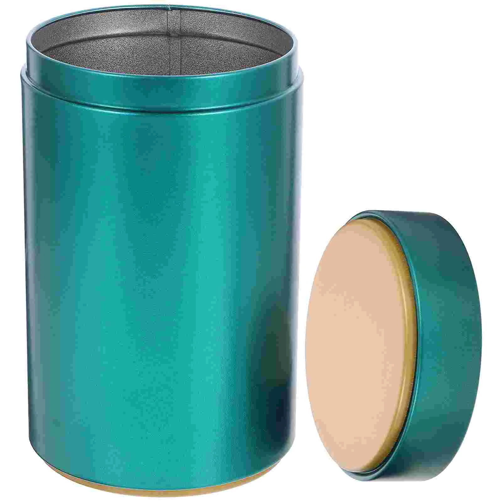 

3pcs Airtight Tea Storage Jars Coffee Beans Jar Tinplate Loose Tea Jars