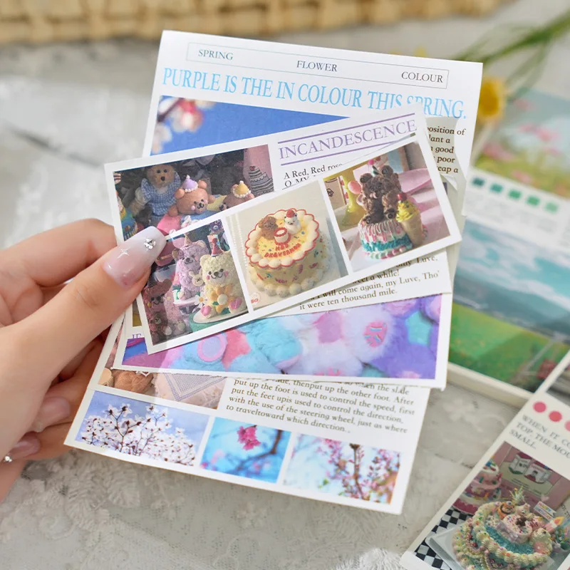 

50 шт./партия, бумажные подставки для записей