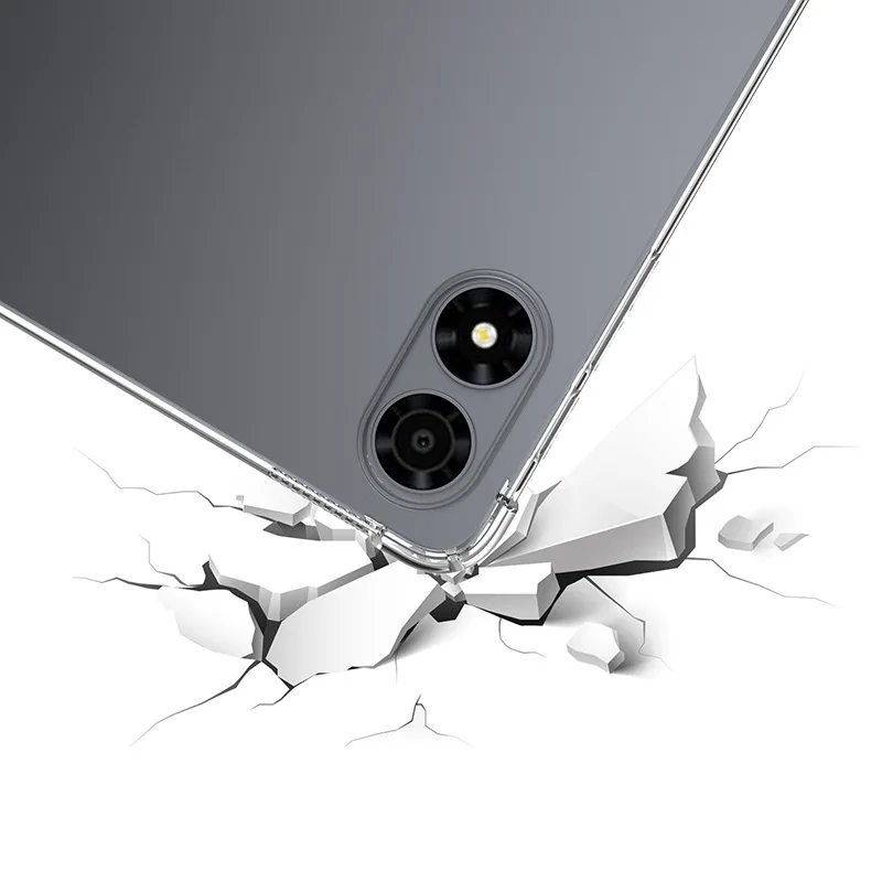 Clear Soft TPU Tablet Back Cover with 4 Shockproof Airbags - 8.4